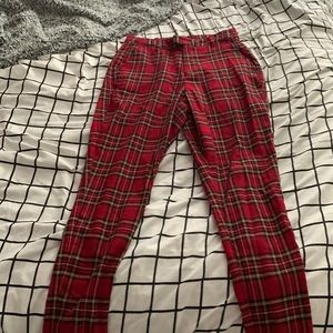 Hot topic plaid pants, womens size small